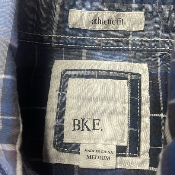 BKE 2pc slim fit pearl snap mens med - Picture 6 of 15